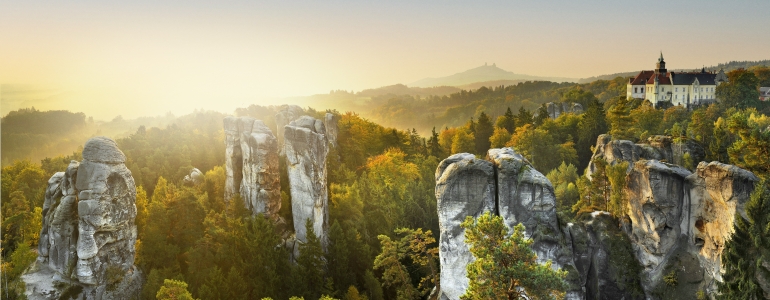 Ráno z Mariánské vyhlídky. Foto Zdeněk Patzelt